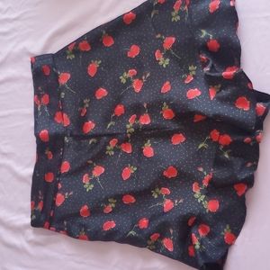 Zara flower skort size xs high waisted